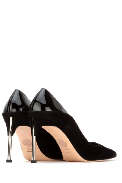 Shop Alexander Mcqueen Pointed Toe Pumps In Black