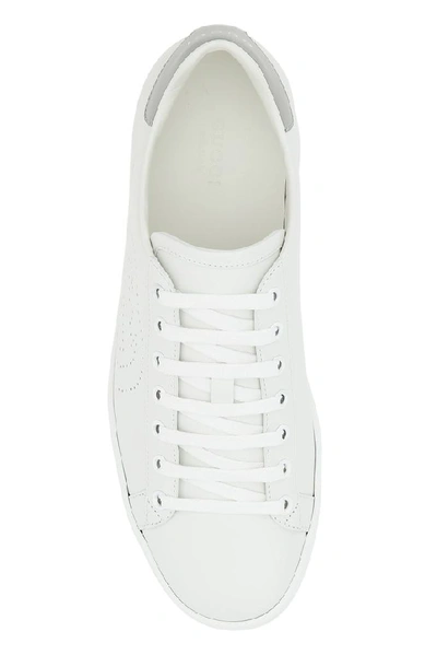Shop Gucci Ace Perforated Interlocking G Sneakers In White