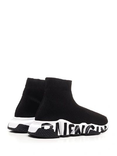 Shop Balenciaga Speed Sneakers In Black