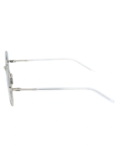 Shop Dior Eyewear Aviator Frame Sunglasses In Silver