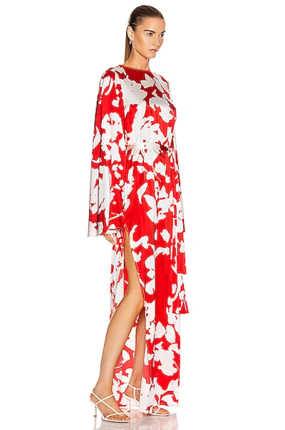 Shop Caroline Constas Lilliana Dress In Red