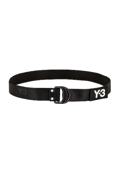 Shop Y-3 Belt In Black & Core White