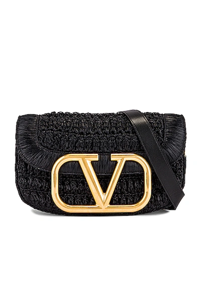 Shop Valentino Supervee Shoulder Bag In Nero