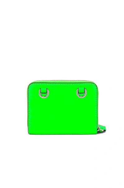 Shop Valentino Vltn Neck Wallet In Green