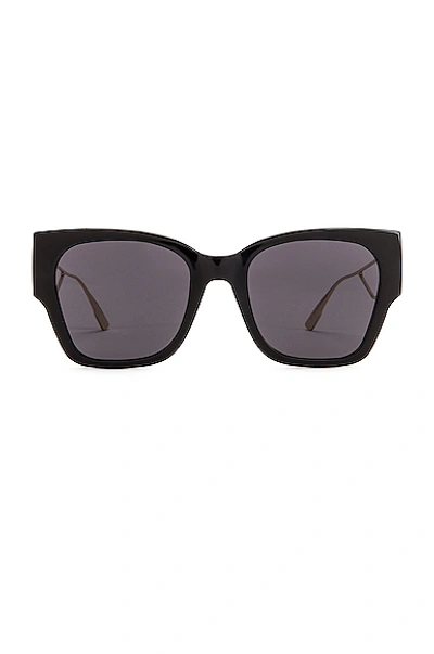 Shop Dior Montaigne Sunglasses In Black