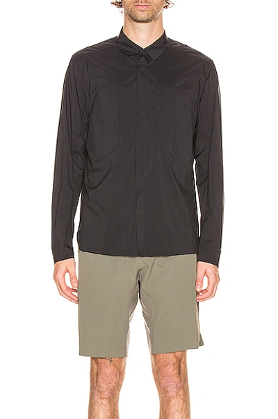 Shop Arc'teryx Demlo Overshirt In Black