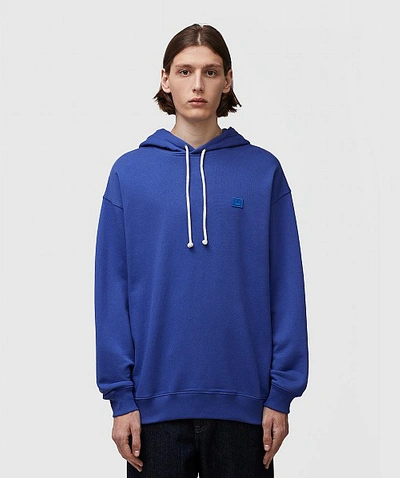 Acne Studios Farrin Face Hoody In Electric Blue ModeSens
