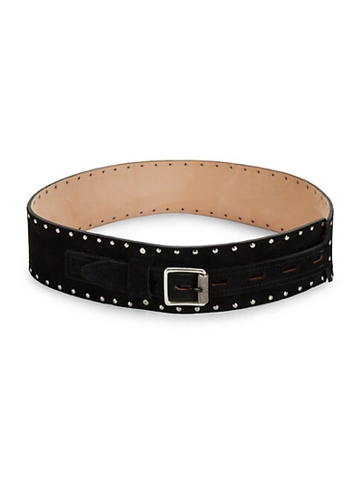 Shop Rag & Bone Field Waist Leather Belt In Black