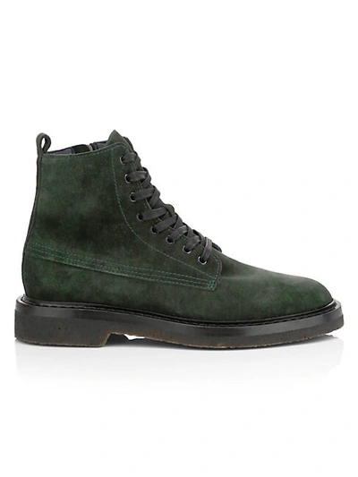 Shop Aquatalia Waterproof Suede Boots In Emerald