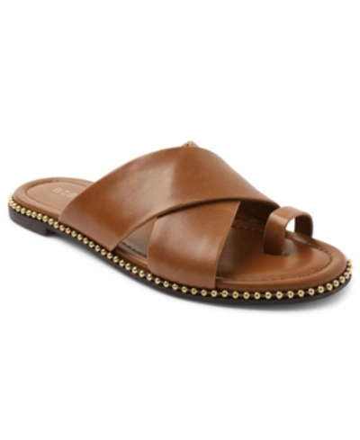 Shop Bcbgeneration Zalli Toe-post Sandals Women's Shoes In Camel
