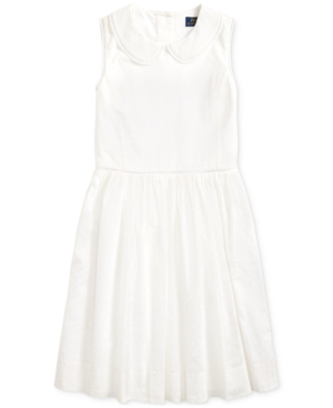 ralph lauren girls white dress