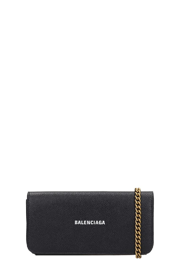 balenciaga black clutch