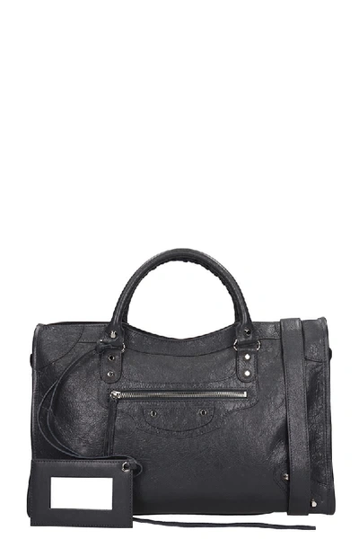 Shop Balenciaga Class City Aj Hand Bag In Grey Leather