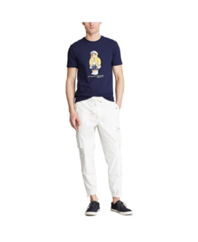 Shop Polo Ralph Lauren Men's Classic Fit Cp-93 Bear T-shirt In Navy