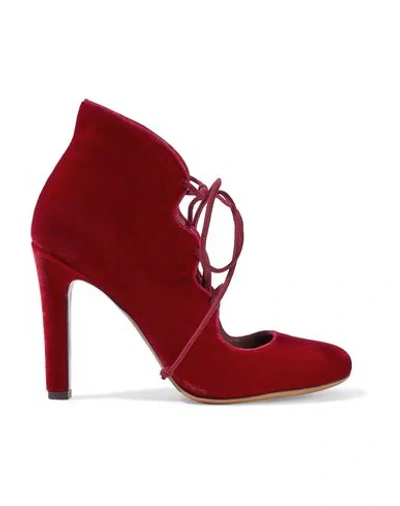 Shop Tabitha Simmons Ankle Boots In Red