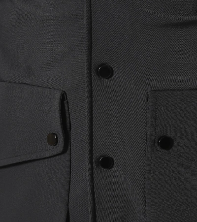 Shop Bottega Veneta Technical-gabardine Jacket In Black