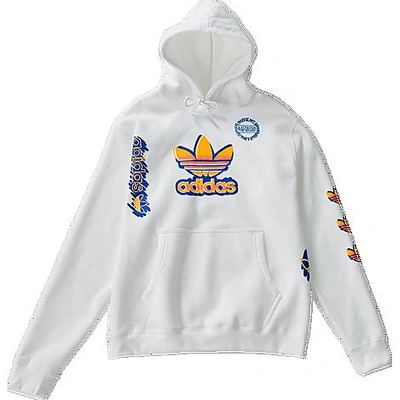 Adidas Originals Adidas Men's Originals Airbrush Hoodie In White | ModeSens