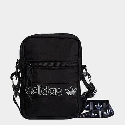 Adidas Originals Festival Bag Crossbody Black/white/black Size One Size |  ModeSens