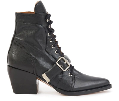 Shop Chloé Rylee Ankle Boots In Black