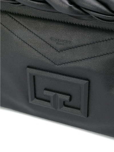 Shop Givenchy Id 93 Leather Crossbody Bag In Black