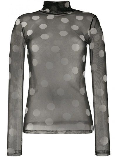 Shop Dries Van Noten Polka Dot Print Hotala T-shirt