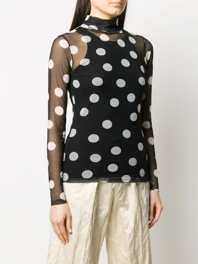 Shop Dries Van Noten Polka Dot Print Hotala T-shirt