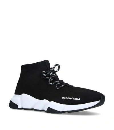 Shop Balenciaga Speed Knit Lace-up Sneakers