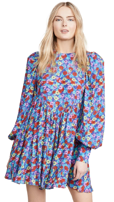 Shop Rotate Birger Christensen Alison Dress In Poppy