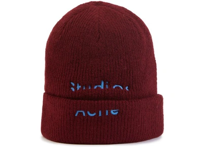 Shop Acne Studios Kreed Hat In Rosewood Red