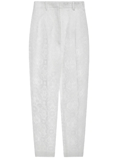 Shop Alexander Mcqueen Trousers In White