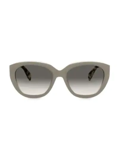 Shop Prada 56mm Cat Eye Sunglasses In Ivory
