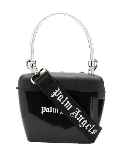 Shop Palm Angels Women's Black Pvc Handbag