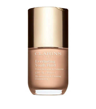Shop Clarins Everlasting Youth Fluid Foundation Spf 15 In Nude