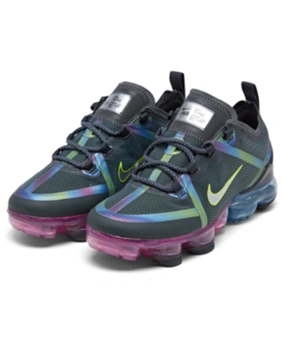 Nike Kids' Big Boys Air Vapormax 2019 Se Running Sneakers From Finish Line  In Black | ModeSens