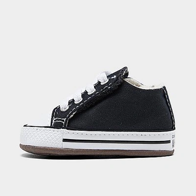 Shop Converse Boys' Infant Chuck Taylor All Star Cribster Crib Booties In Black/white