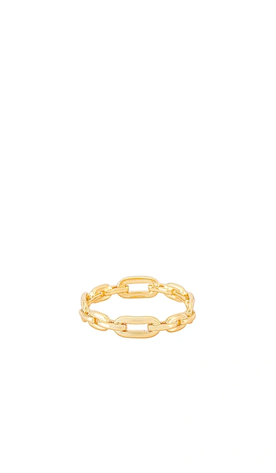 Shop Gorjana Parker Link Ring In Gold