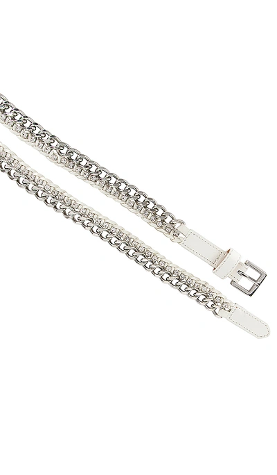 Shop Lovers & Friends Amilee Belt In White & Silver