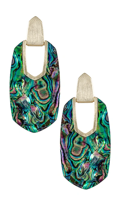 Shop Kendra Scott Kailyn 귀걸이 In Crushed Abalone