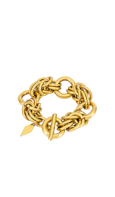 Shop Nicole Romano Chain Bracelet In Gold