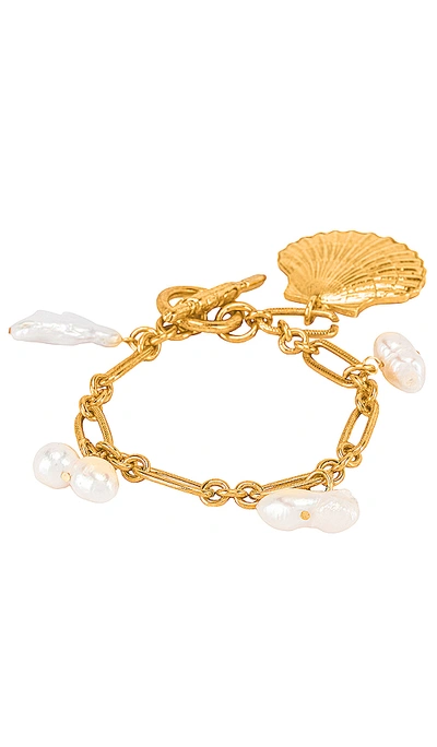 Shop Jennifer Behr Sal Bracelet In Gold