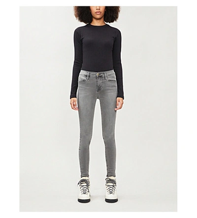 Shop Frame Le High Skinny High-rise Skinny Jeans In Smiths