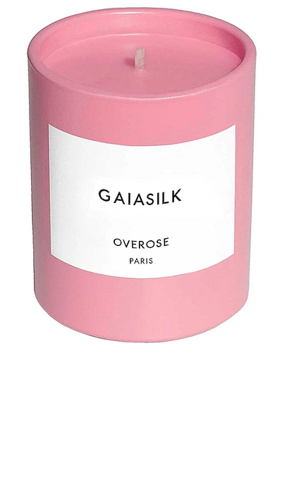 Shop Overose Gaiasilk Candle In Pink