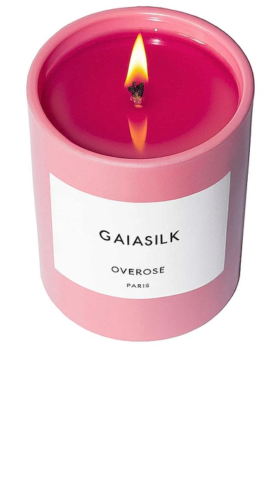 Shop Overose Gaiasilk Candle In Pink