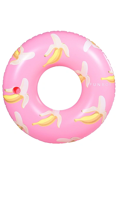 Shop Funboy Banana Tube Float In Pink
