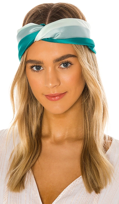 Shop Eugenia Kim Hedy Headband In Mint  Seafoam & Teal