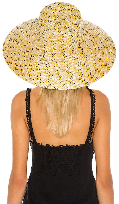 Shop Eugenia Kim Mirabel Sun Hat In Natural & Yellow