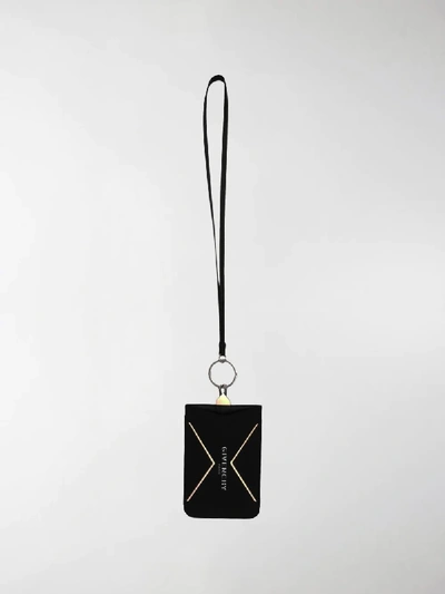 Shop Givenchy Iphone Wallet Necklace In Black