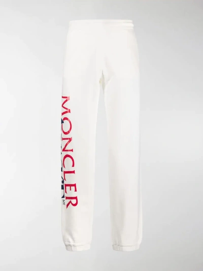 Shop Moncler Genius Logo-print Sweatpants In White