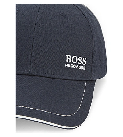 Shop Hugo Boss Cap 1 Logo Baseball Cap In Navy