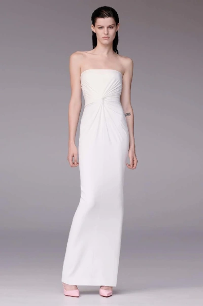 Shop Alex Perry Brooklyn Ruched Strapless Gown
